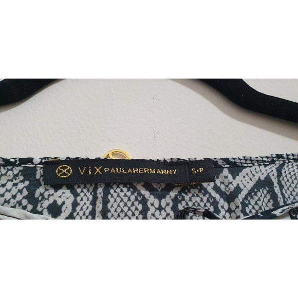 VixSphinx Snake-Print Short Coverup - Picture 6 of 8